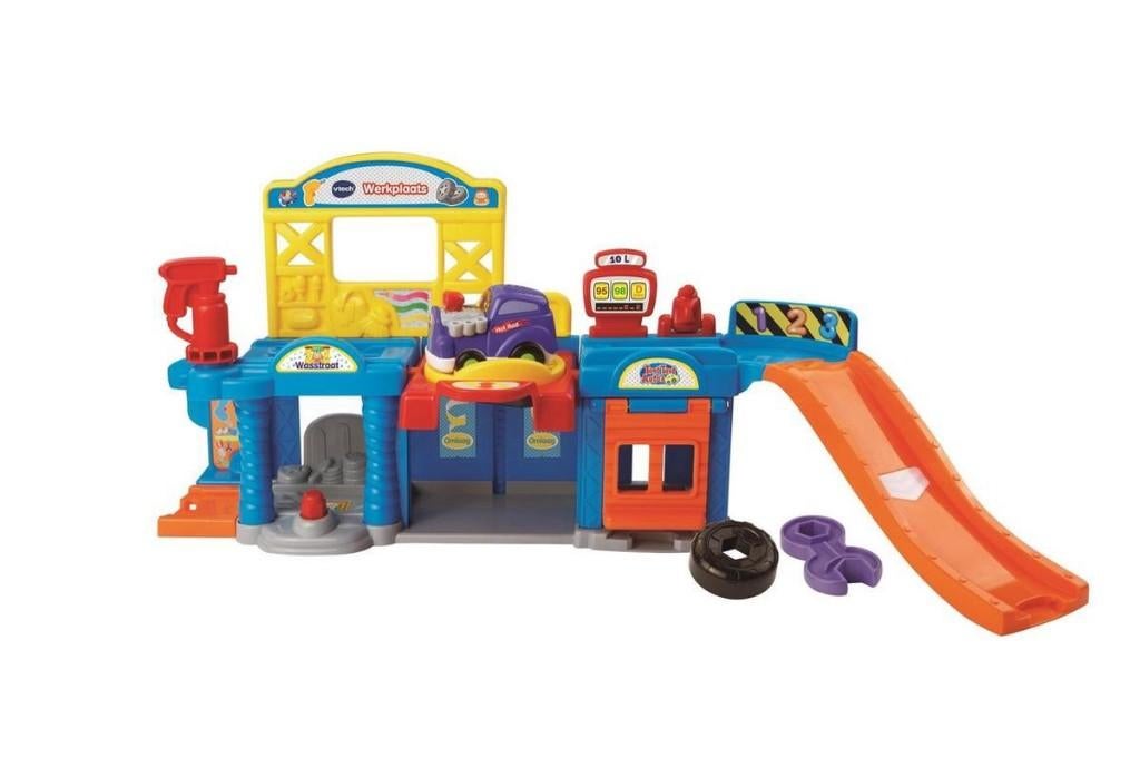 z.g.a.n.: VTech Toet Toet Auto's Werkplaats, Ophalen of Verzenden, Zo goed als nieuw, 2 tot 4 jaar