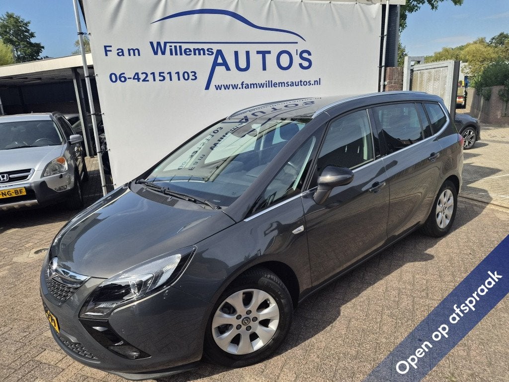 Opel Zafira Tourer 1.4 Business+ (bj 2014), Auto's, Opel, 1513 kg, Parkeersensor, Stof, Gebruikt