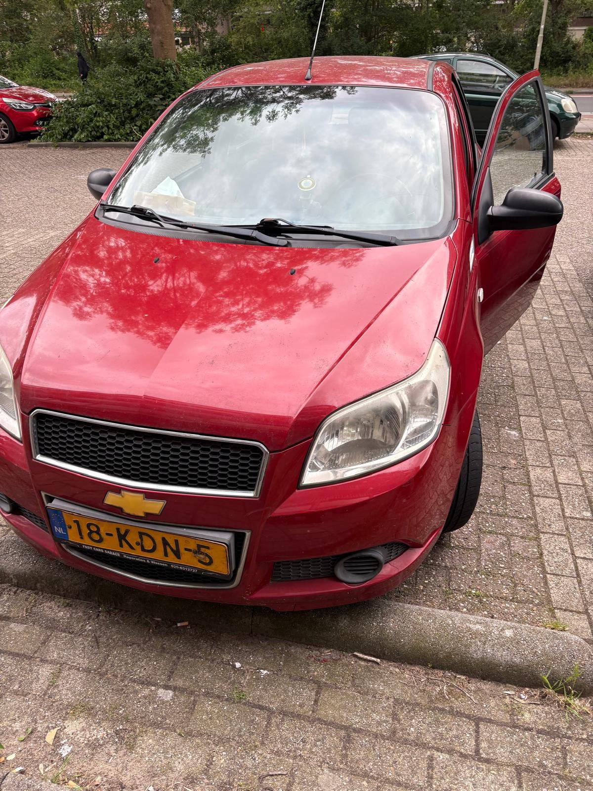 Chevrolet Aveo 1.2 16V 5D 2009 Rood, Auto's, Chevrolet, Particulier, Aveo, Benzine, B, Hatchback, Handgeschakeld, Origineel Nederlands