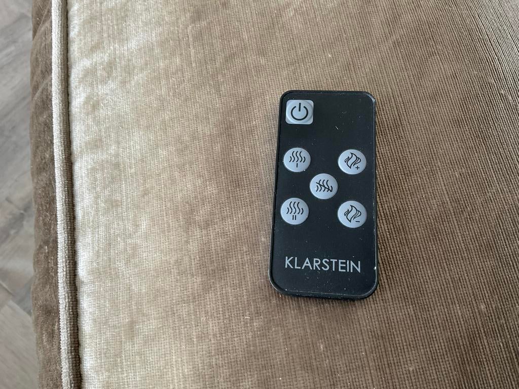 Klarstein Elektrische Haard met Marmerlook, Huis en Inrichting, Ophalen of Verzenden, Zo goed als nieuw, Vrijstaande haard, Elektrische haard
