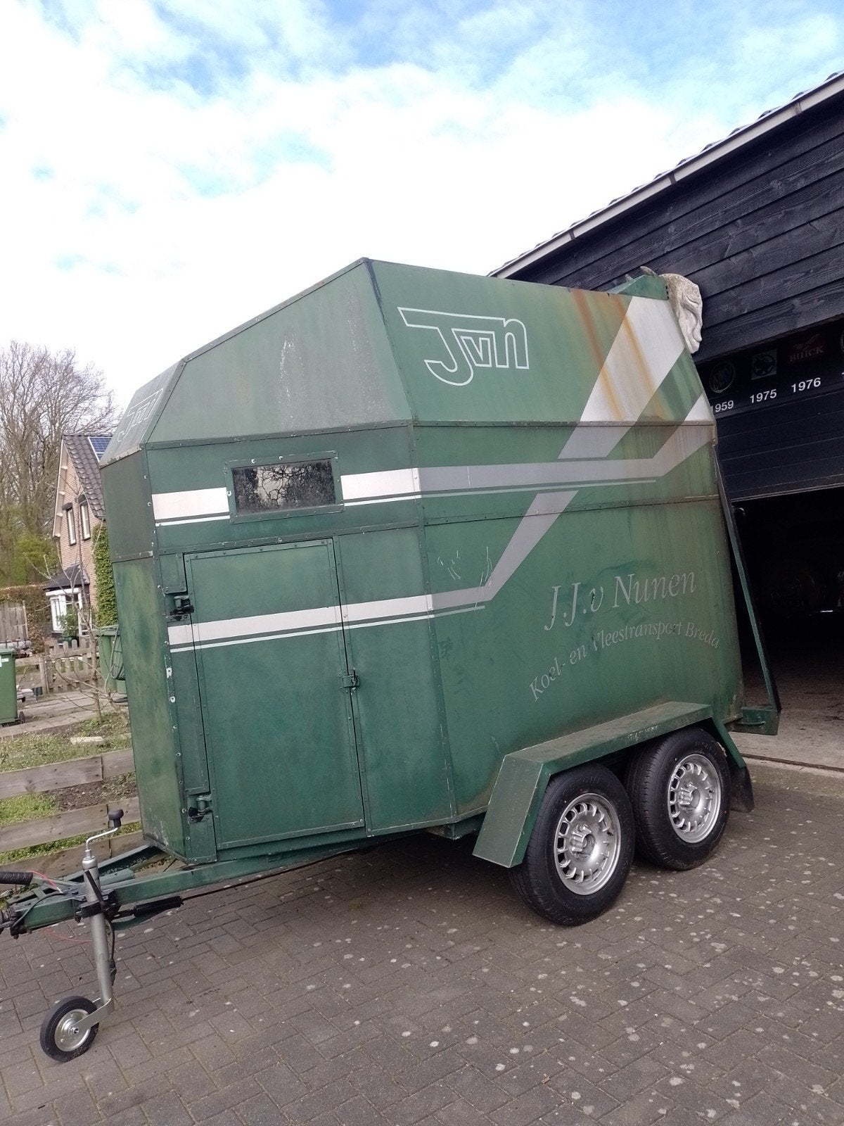 Weyler 1.5 paards trailer, Ophalen, Gebruikt