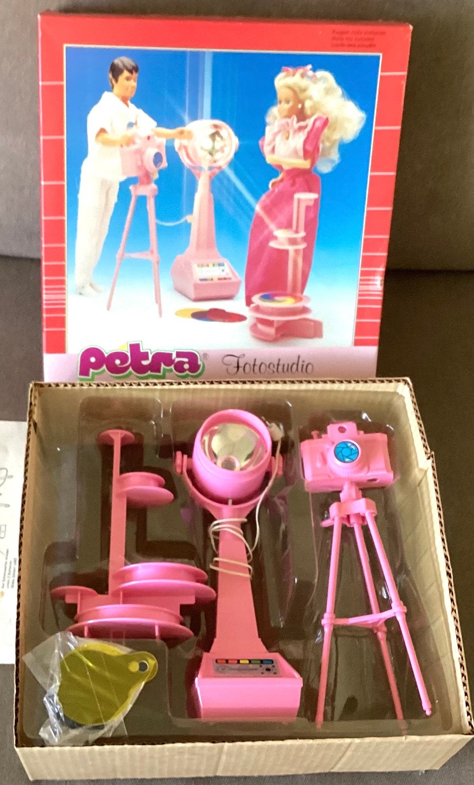Vintage 1980’s Petra Plasty Fotostudio,past voor Barbie,OVP, Ophalen, Nieuw, Fashion Doll