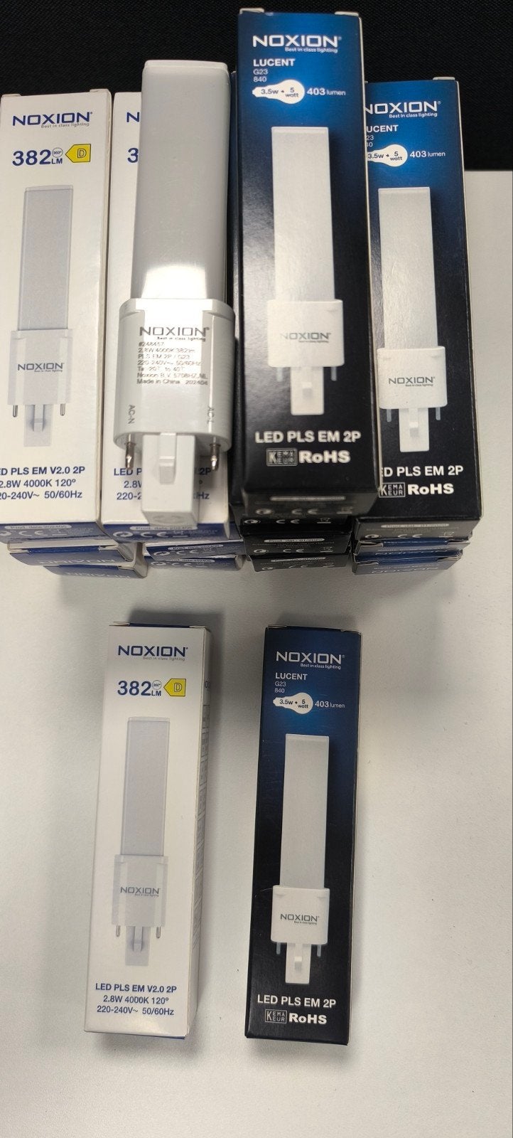 20x Nieuwe PL-S LED Lampen 2.8W & 3.5W - Noxion, Ophalen of Verzenden, Nieuw, G24, Overige merken
