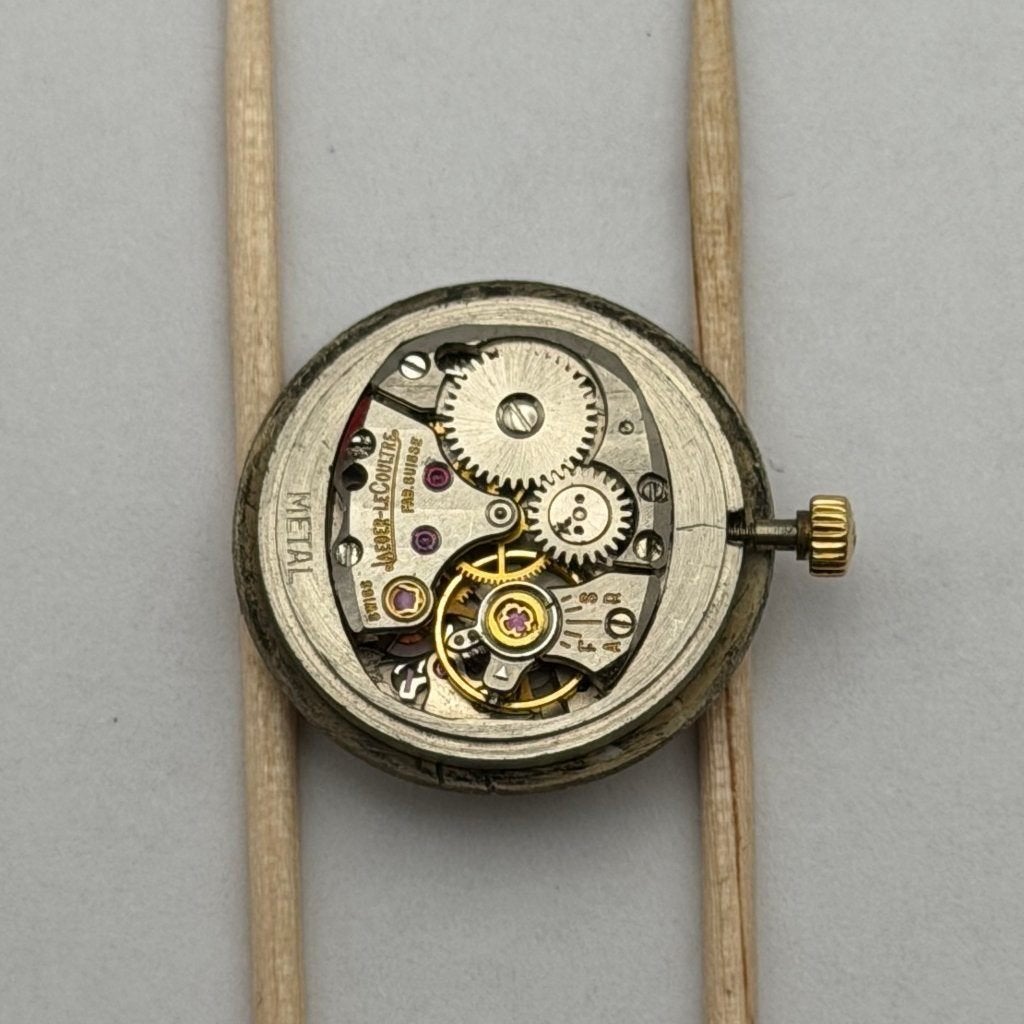 Jaeger-LeCoultre handopwindbaar uurwerk + dial & hands, Overige merken, Staal, Polshorloge, 1960 of later