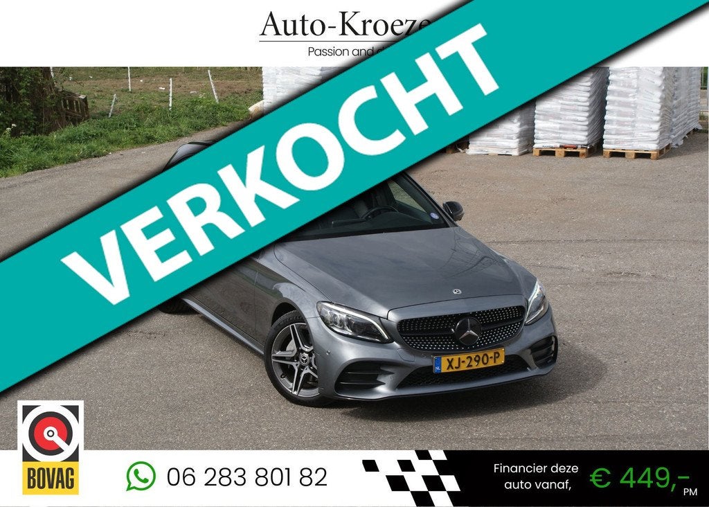Mercedes-Benz C-klasse Estate 180 ///AMG Pakket | Pano | 360, Automaat, 750 kg, 5 stoelen, 1420 kg