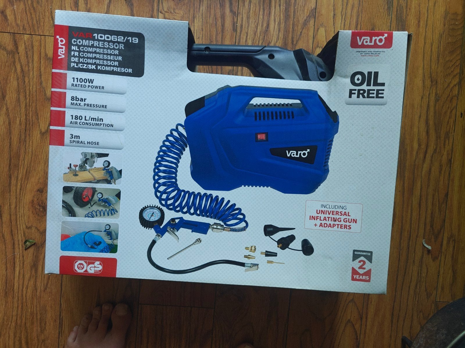 compressor 1100 watt ongebruikt, Doe-het-zelf en Verbouw, Ophalen of Verzenden
