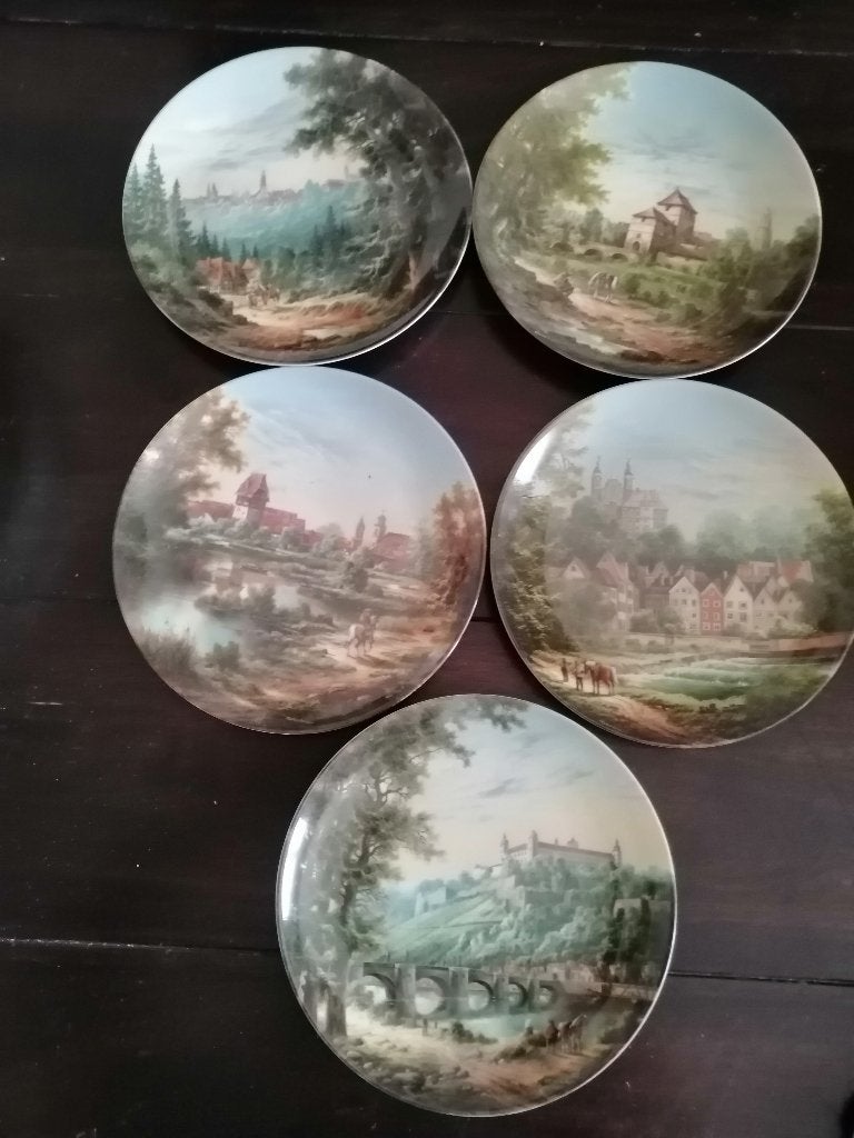 5 wandborden van Manfred Herzog-Gerber, 20cm, Ophalen of Verzenden