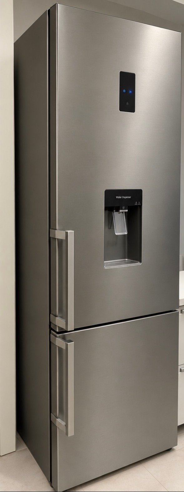 Foto 5 van koelkast Samsung grijs Koel-vriescombinatie A++ No Frost