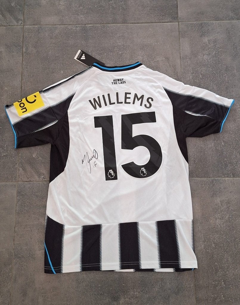 Shirt met handtekening; Jetro Willems # Newcastle United, Verzenden, Nieuw, Buitenlandse clubs, Shirt