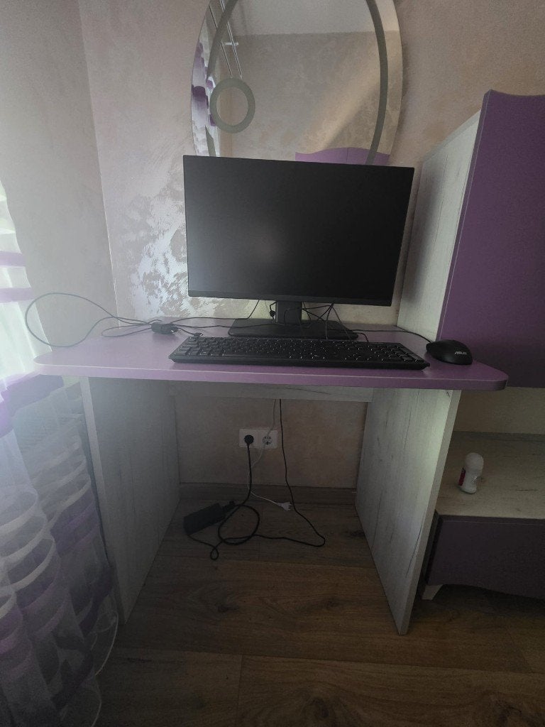 Kinderkamer set: Kledingkast, opbergkast en bureau, Ophalen, Gebruikt, 100 tot 150 cm, Modern, Kinderkamer