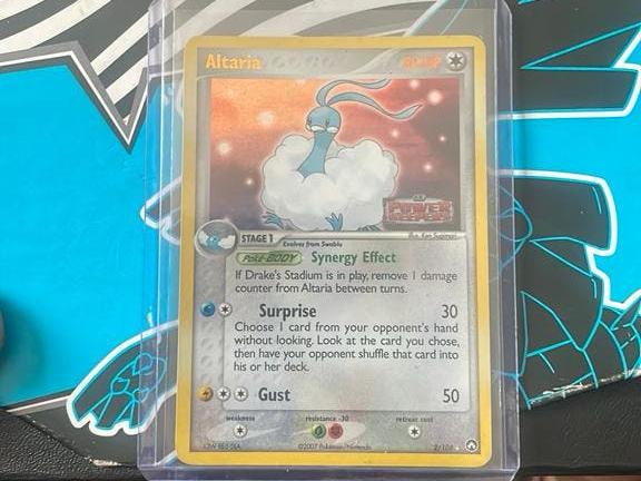 Stamped altaria  ex power keepers, Hobby en Vrije tijd, Verzamelkaartspellen | Pokémon, Ophalen, Zo goed als nieuw