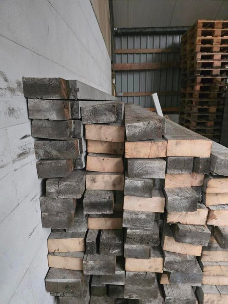 Houten Balken - 200 stuks - Amstelveen, Doe-het-zelf en Verbouw, Hout en Planken, Ophalen of Verzenden