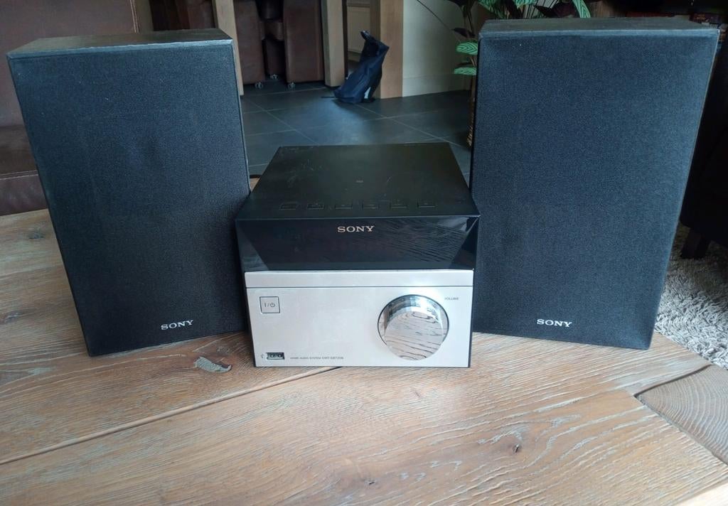Sony mini Stereo met bluetooth, Ophalen