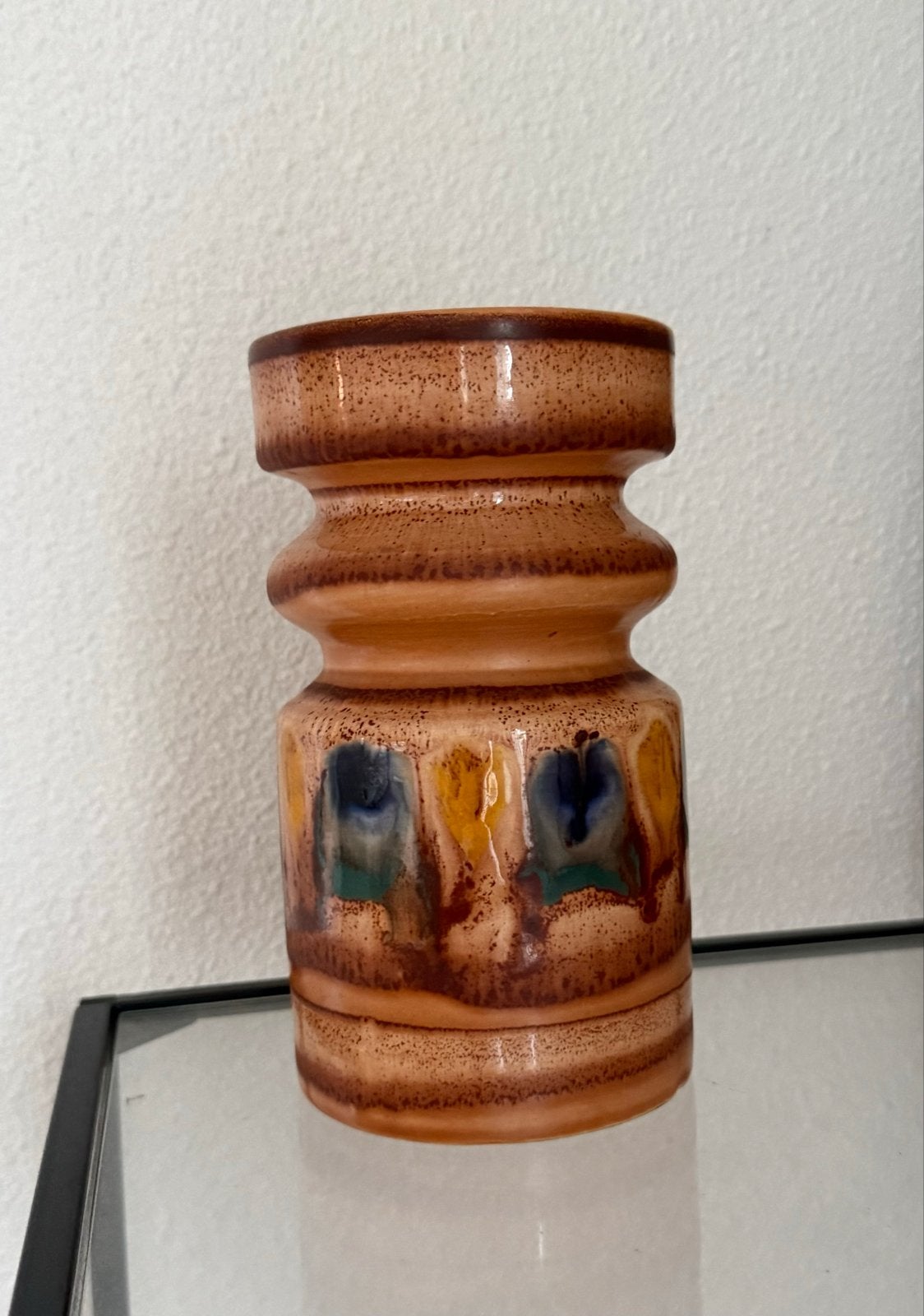 Vintage Flora Gouda Holland vaasje, Antiek en Kunst, Ophalen of Verzenden