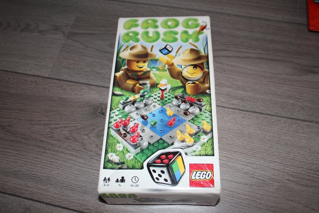 ZGAN Lego frog rush 3854 bordspel - compleet dobbelspel, Een of twee spelers, Ophalen of Verzenden, Zo goed als nieuw, LEGO