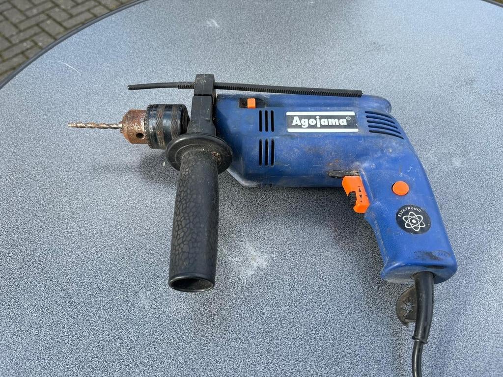 Agojama klopboormachine 550 Watt te koop, Doe-het-zelf en Verbouw, Gereedschap | Boormachines, Gebruikt, Boor- en/of Breekhamer