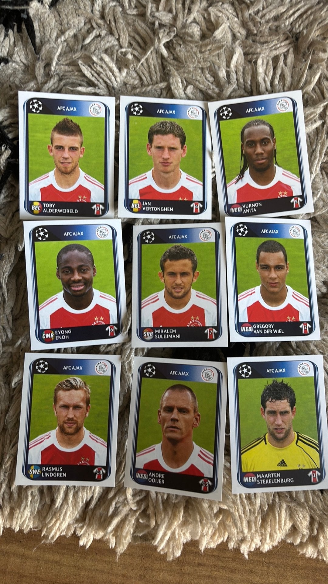 Panini voetbalplaatjes 2010-2011 ajax, Ophalen of Verzenden, Zo goed als nieuw, Ajax, Poster, Plaatje of Sticker