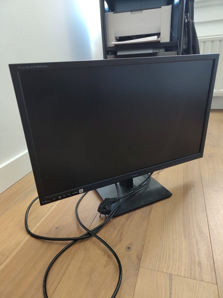 iiyama monitor met arm en standaard, Full HD, 60 Hz of minder, Ophalen, Gaming