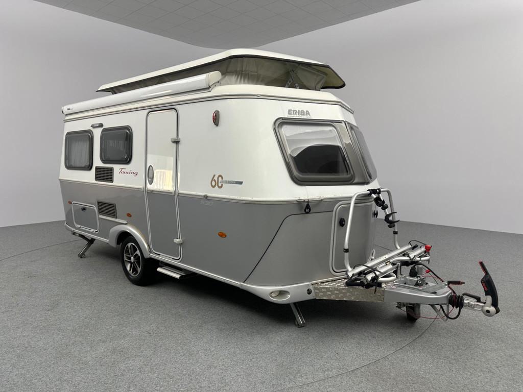 Eriba Touring Troll 530 GT Cassetteluifel INCL. STALLING, Caravans en Kamperen, Caravans, Vast bed, 5 tot 6 meter, Eriba, Overige