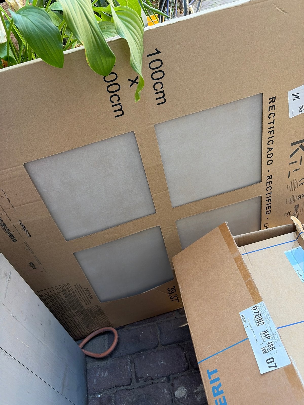 Cordoba Sand tegels Hornbach, Ophalen, 60 cm of meer, Keramiek, Nieuw