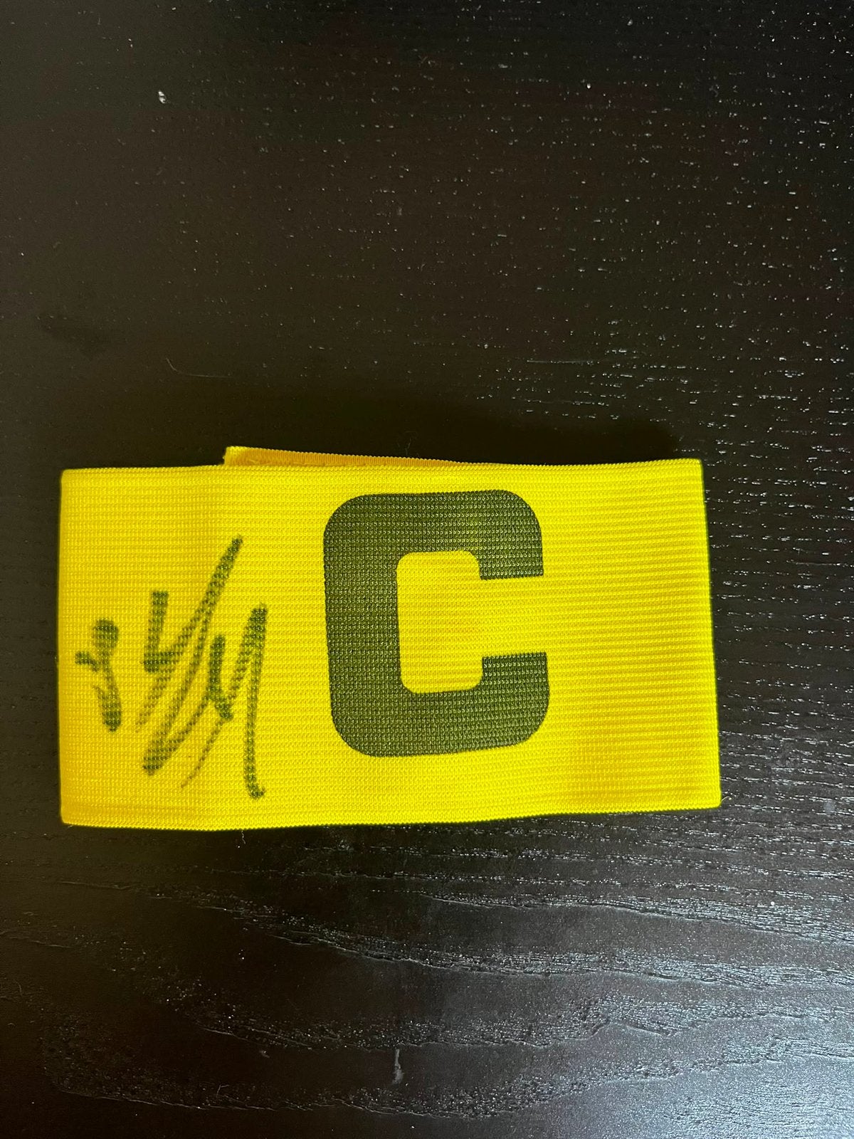 Gesigneerde aanvoerdersband door Fitz-Jim, Ophalen of Verzenden, Nieuw, Ajax, Overige typen
