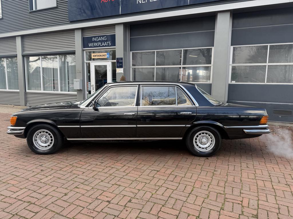Mercedes-Benz S-Klasse 450 SEL V8 (1974) – Belastingvrij |, Automaat, Beige, 4520 cc, Zwart