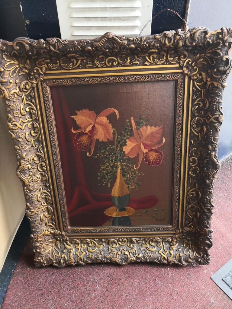 Schilderij van tw stewart, Antiek en Kunst, Kunst | Schilderijen | Klassiek, Ophalen of Verzenden