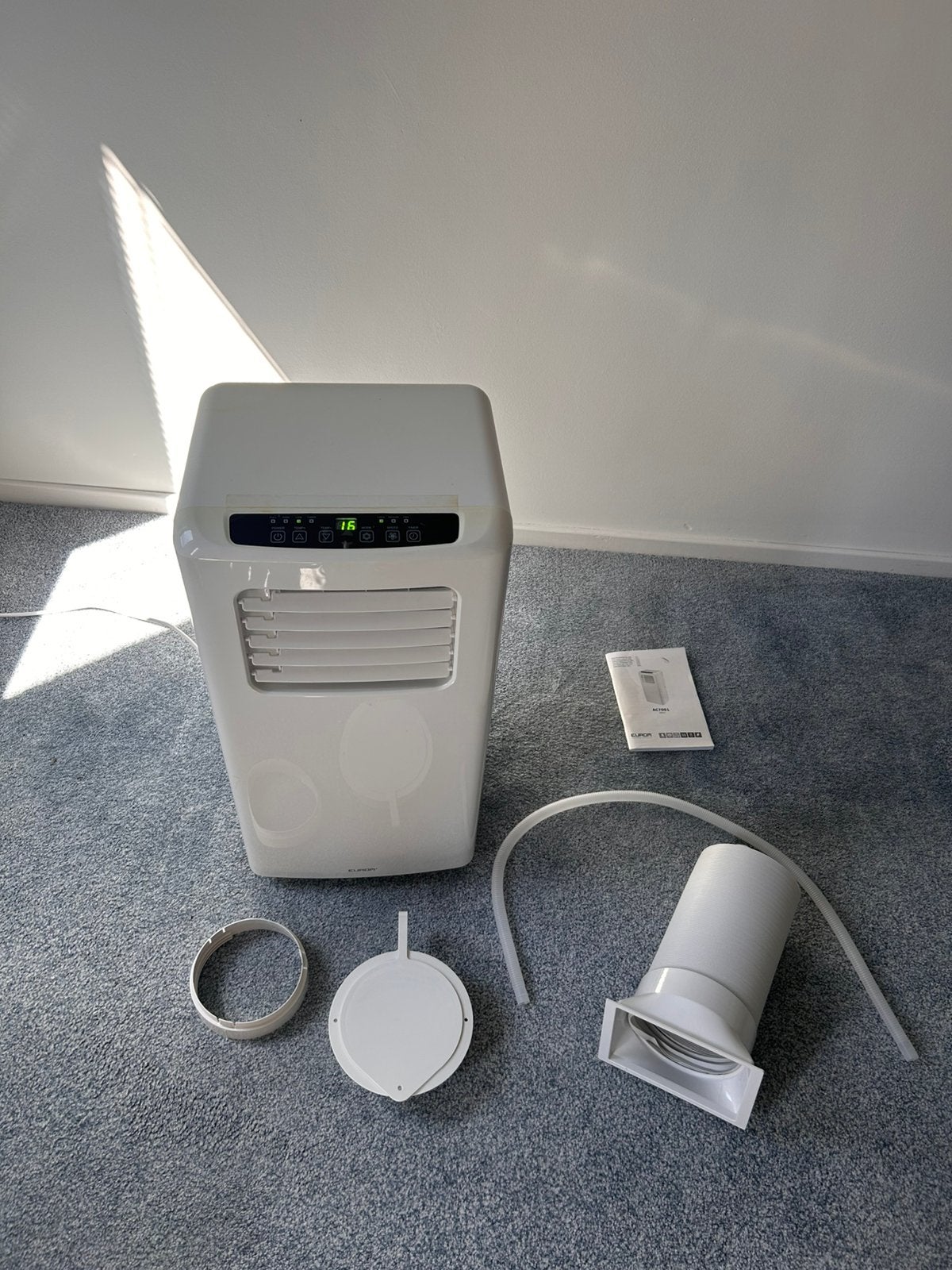 Eurom mobiele airco ac7001, Witgoed en Apparatuur, Airco's, Ophalen, Minder dan 60 m³, 3 snelheden of meer, Zo goed als nieuw