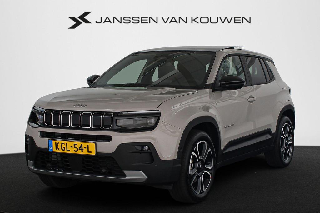 Jeep Avenger Summit 54 kWh / Panoramisch schuif/kanteldak /, 12 maanden, 334 min, 156 pk, Nieuw