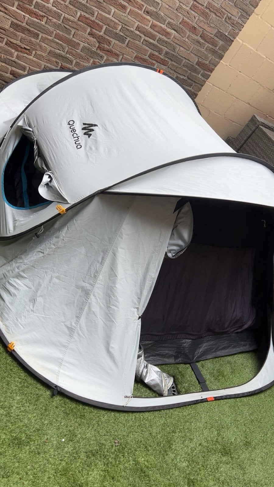 Quechua Fresh&Black 3persoons 2second tent, Ophalen, Zo goed als nieuw, Tot en met 3
