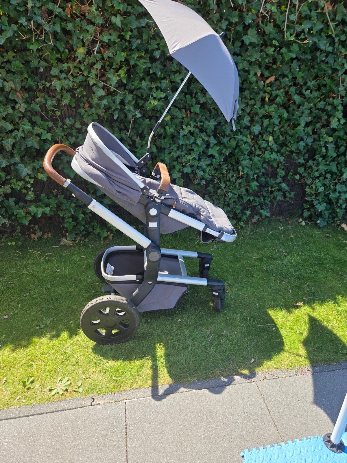 Joolz Day2 Combiwagen Hippo Grey met accessoires, Ophalen of Verzenden, Gebruikt, Combiwagen, Verstelbare duwstang
