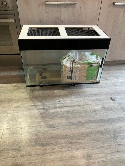 Hamsterterrarium  81x41x51 + Accessoires, Kooi, Gebruikt, Hamster, 75 tot 110 cm