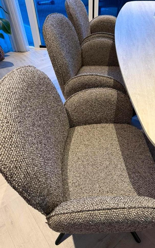 Eijerkamp Hidde armstoelen (3 stuks) – Nieuwstaat + bon, Ophalen, Nieuw, Stof