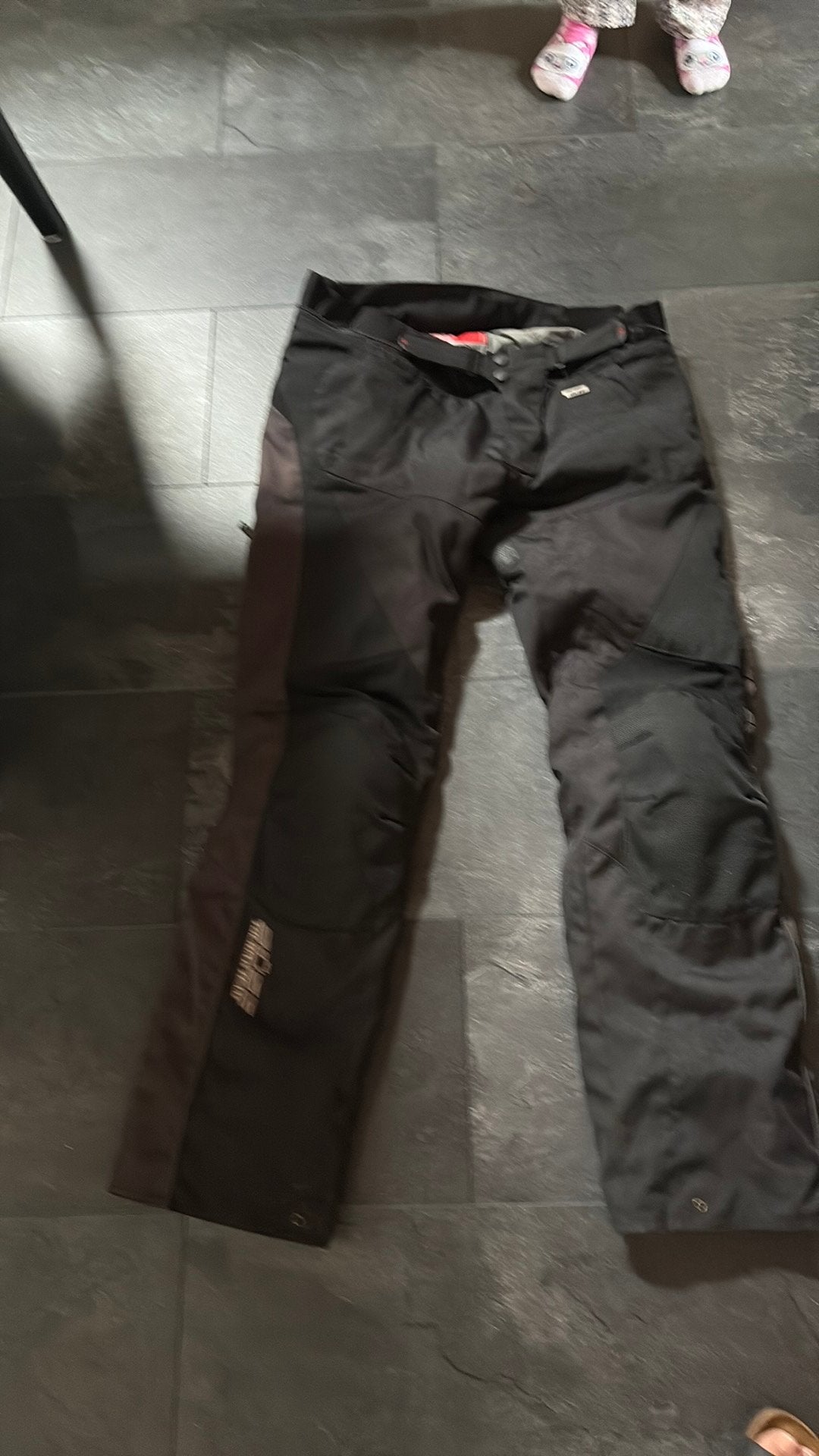 Buse Dames motorbroek zwart/antraciet, Motoren, Ophalen, Dames, Broek | textiel
