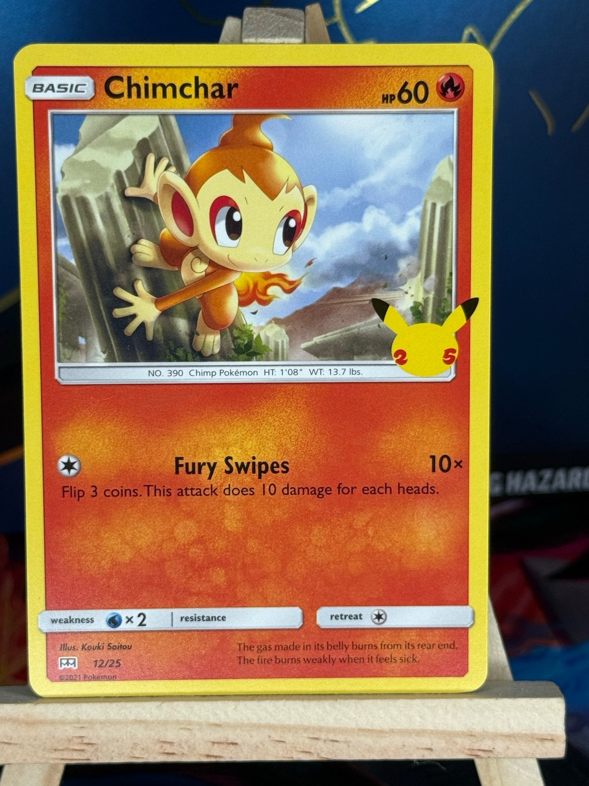 Chimchar #12 | Pokemon McDonalds 2021, Ophalen of Verzenden, Zo goed als nieuw, Losse kaart