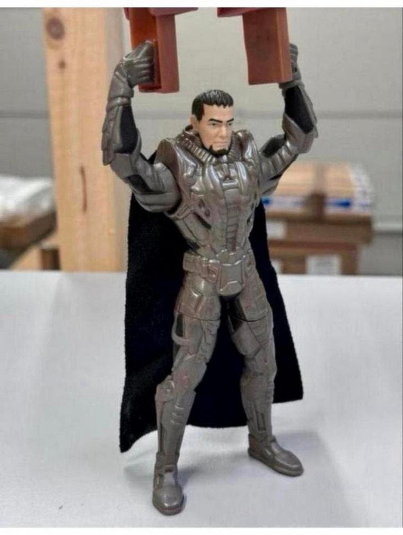 DC Comics Superman Man Of Steel Power Attack Deluxe ZOD 6”, Verzamelen, Ophalen of Verzenden, Zo goed als nieuw, H, H