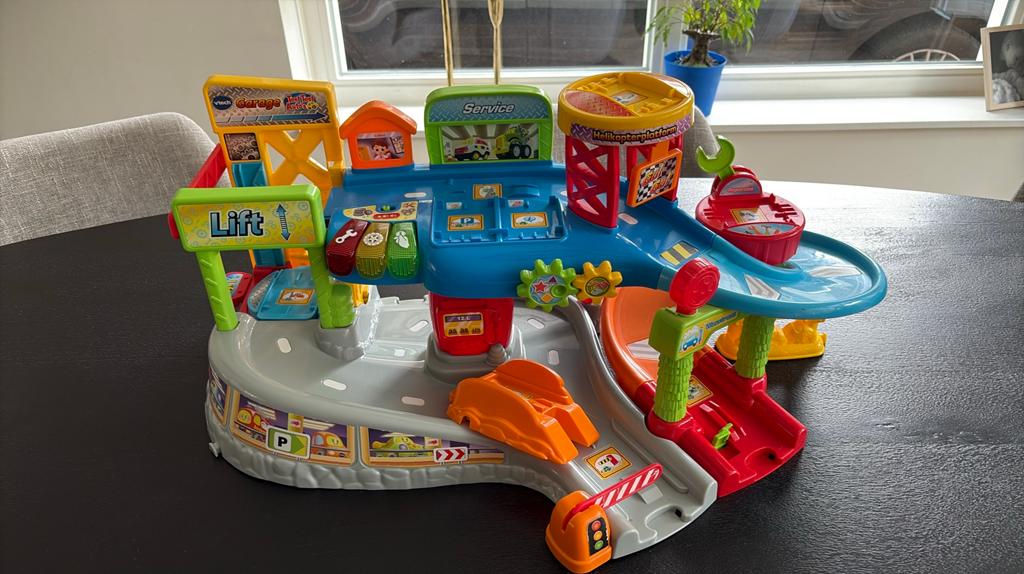 VTech autogarage, Kinderen en Baby's, Speelgoed | Overig, Ophalen, Gebruikt, Jongen of Meisje