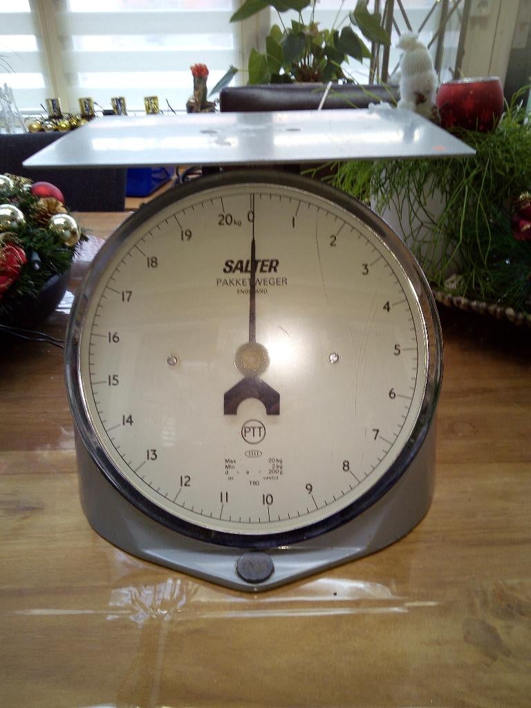 Vintage Salter Pakketweger – Engeland, PTT model, Antiek en Kunst, Ophalen