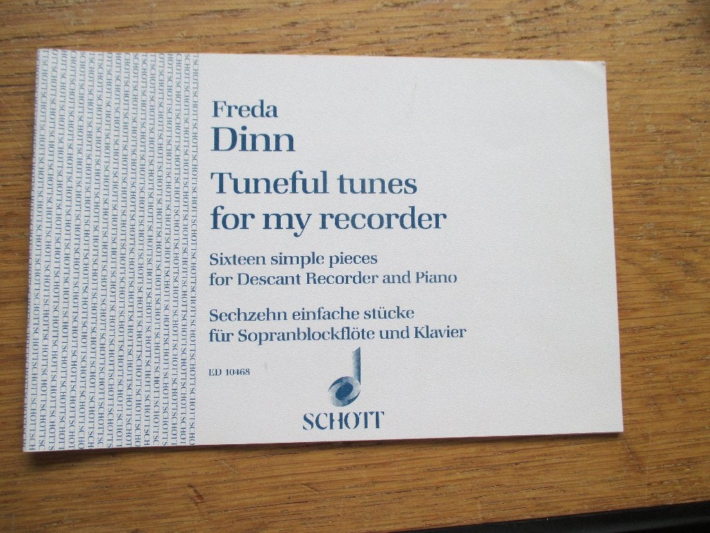 Freda Dinn - Tuneful Tunes for My Recorder (Blokfluit), Piano, Klassiek, Ophalen of Verzenden, Zo goed als nieuw