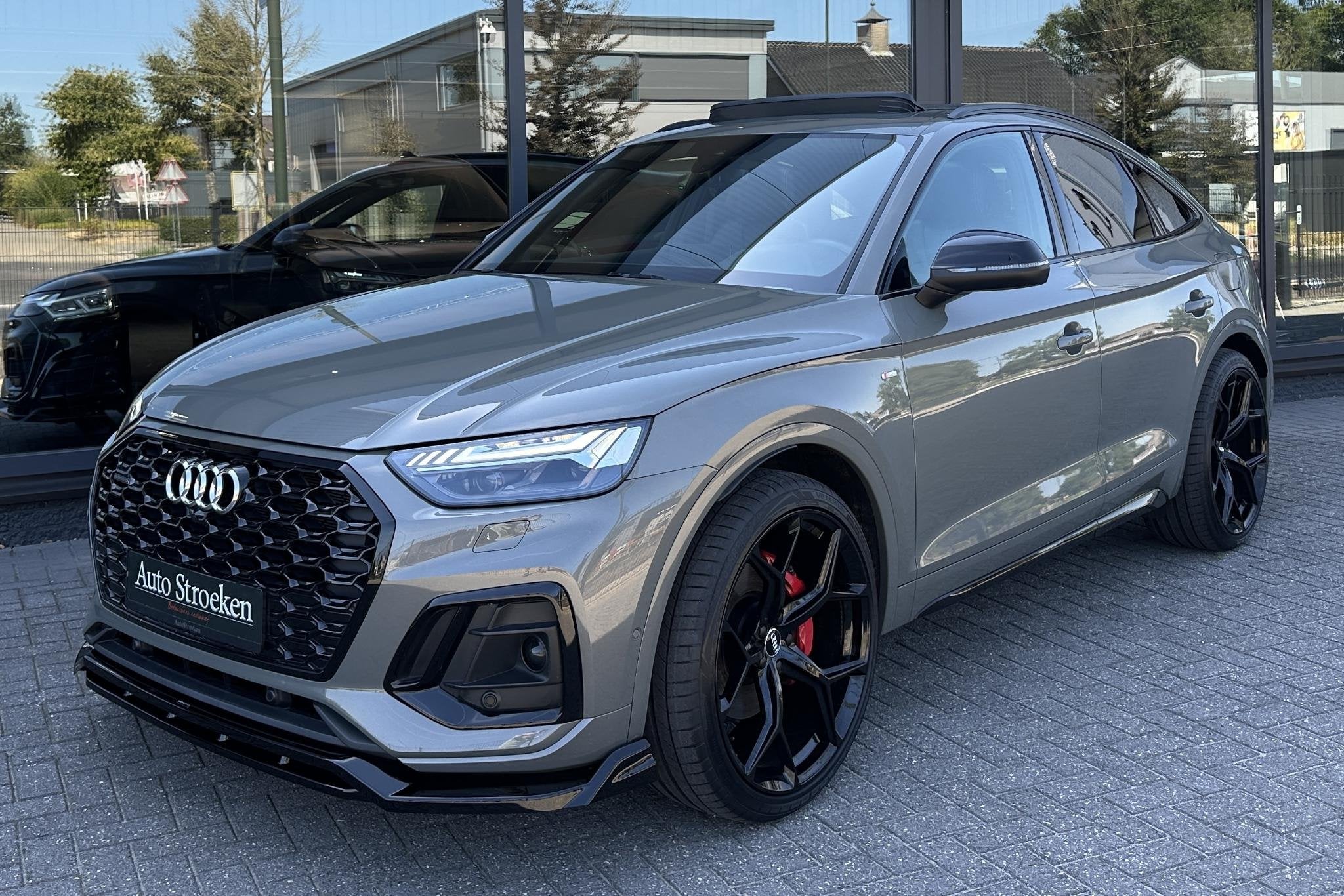 Audi Q5 Sportback 50 TFSIe S-Line SQ5 Pano Lucht Massage B&O, Auto's, Automaat, 14 kWh, Gebruikt, Leder en Stof