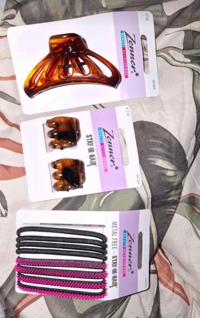 3 Zenner setjes Haaraccessoires, Sieraden, Tassen en Uiterlijk, Ophalen of Verzenden, Nieuw, Haarspeld