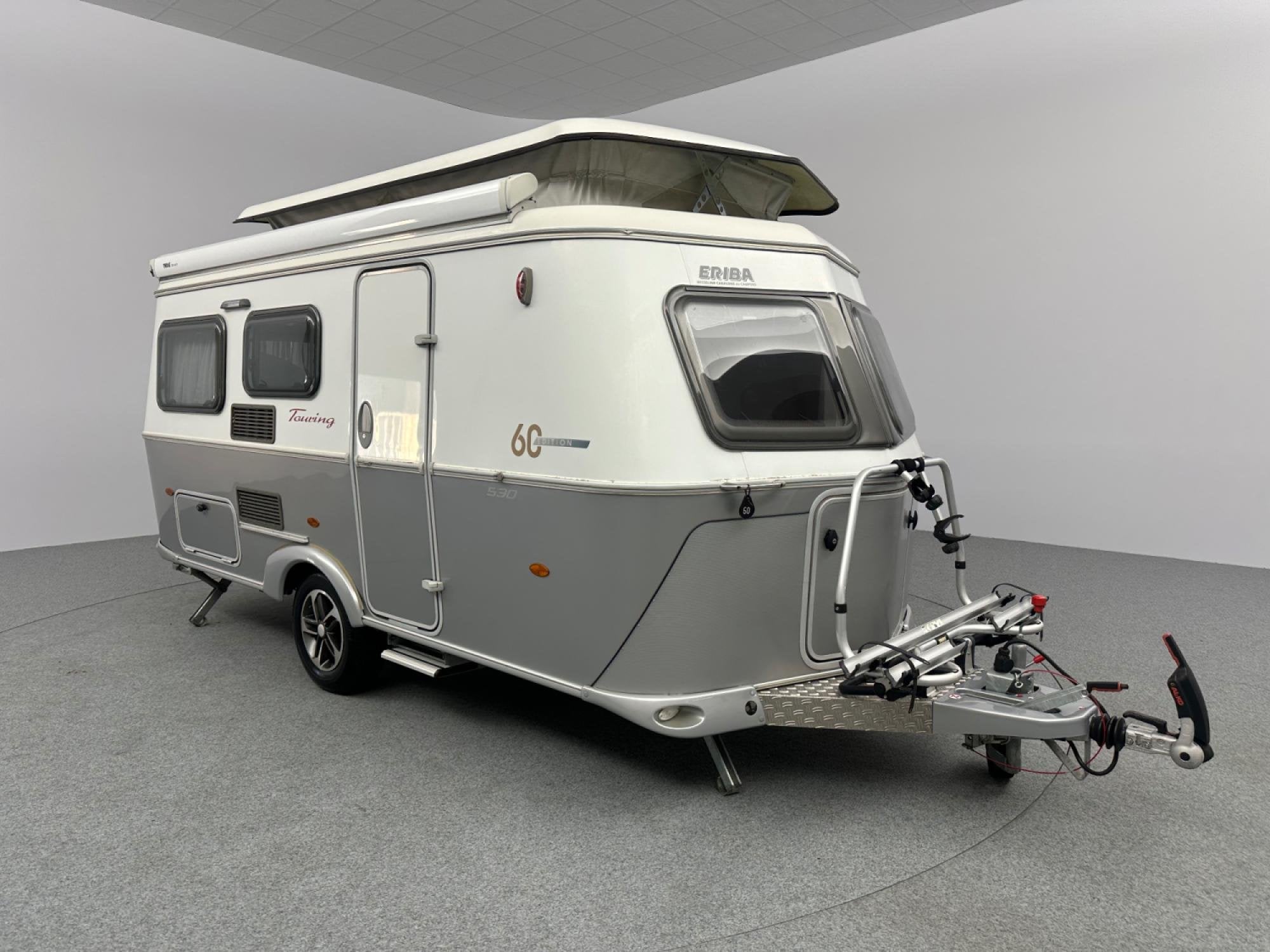 Eriba Touring Troll 530 GT Cassetteluifel Fietsendrager, Vast bed, 5 tot 6 meter, Eriba, Overige