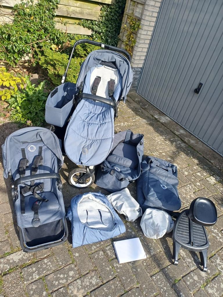 Bugaboo Donkey 5 duo / Twin kinderwagen, Ophalen of Verzenden, Gebruikt, Bugaboo