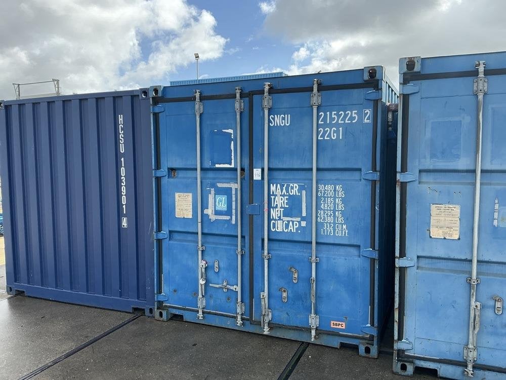 Container 20ft, Zakelijke goederen