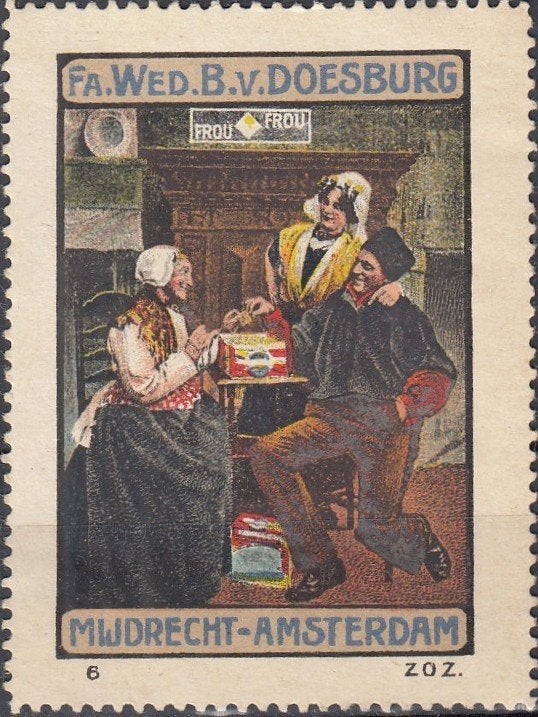 Nederland- Sluitzegel - 1915- Doesburg -- De Lindeboom -6-, Postzegels en Munten, Verzenden, T/m 1940, Postfris
