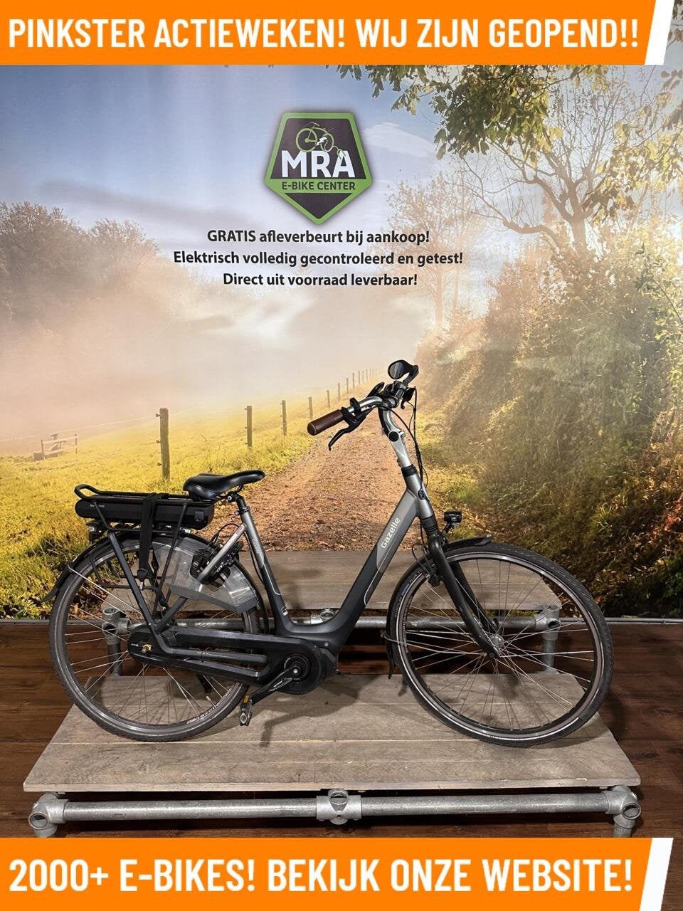 Gazelle Orange C8 elektrische fiets met middenmotor ebike!, Gazelle