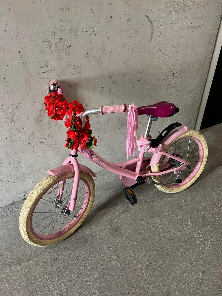 Nogan butterfly meisjesfiets 18inch, Ophalen, Gebruikt, 18 inch
