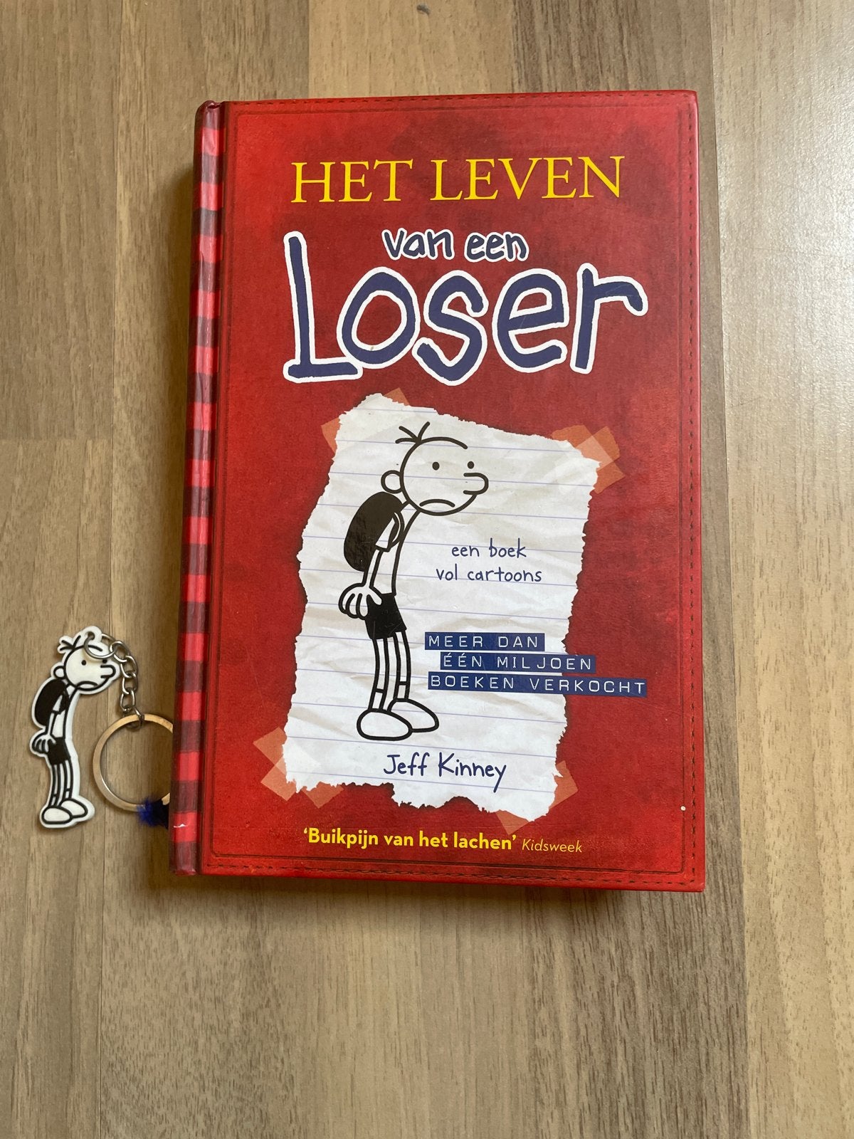 Het Leven van een Loser - Jeff Kinney (incl. sleutelhanger), Boeken, Verzenden, Gelezen, Fictie