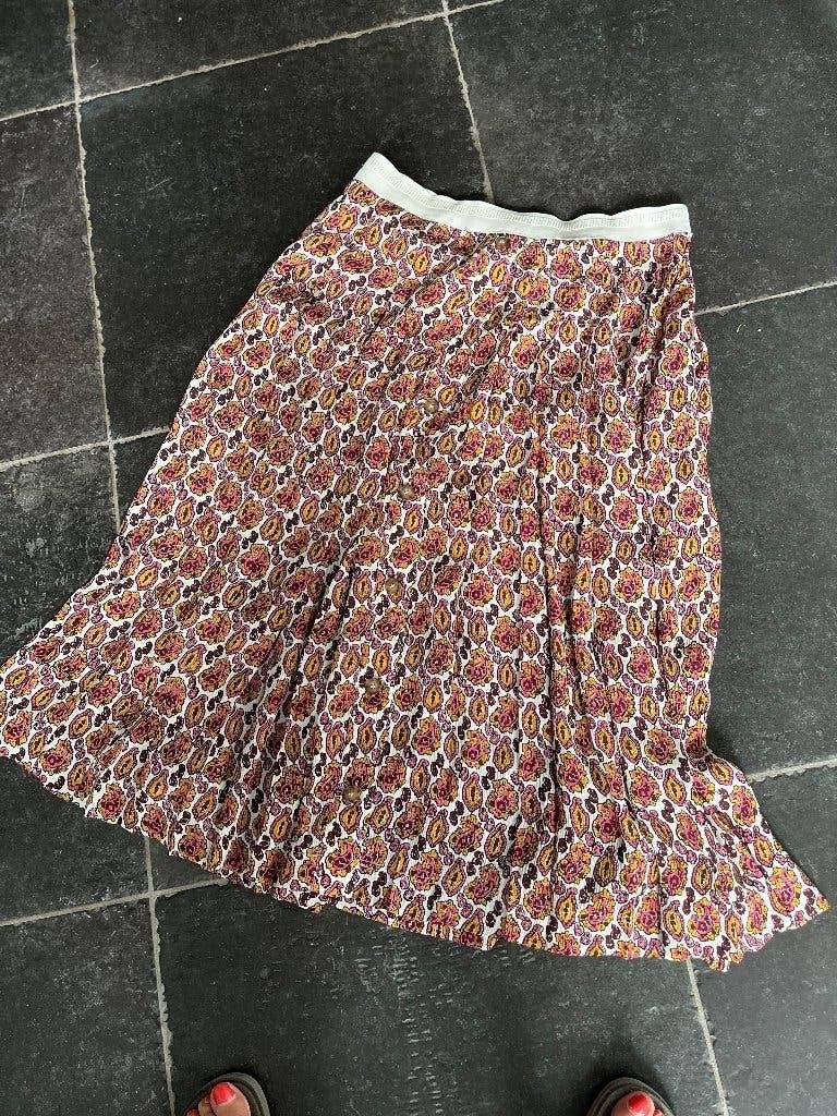 damesrok midi lengte, Meerkleurig, Victoria Beckham, Maat 42/44 (L), Ophalen of Verzenden