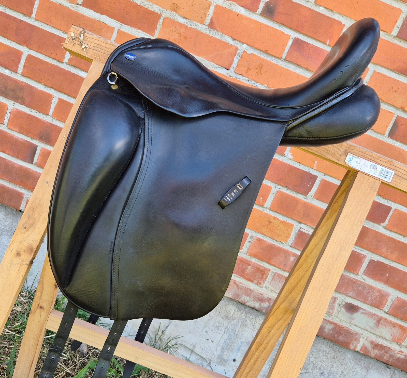 Euroriding Titan II - 18 inch - fit 2, Dieren en Toebehoren, Paarden en Pony's | Zadels, Dressuur, Zachte zit, Diepe zit, XL (18 inch of meer)
